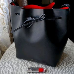 Mansur Gavriel Bags(black/red)